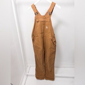 Carhartt Women's Brown Loose Fit Overalls